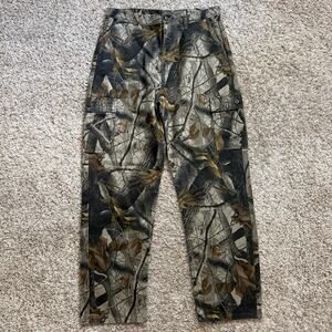Vintage Wrangler Real Tree Hardwoods Camo Cargo Pants Size 38x34 (TRUE 36x32)